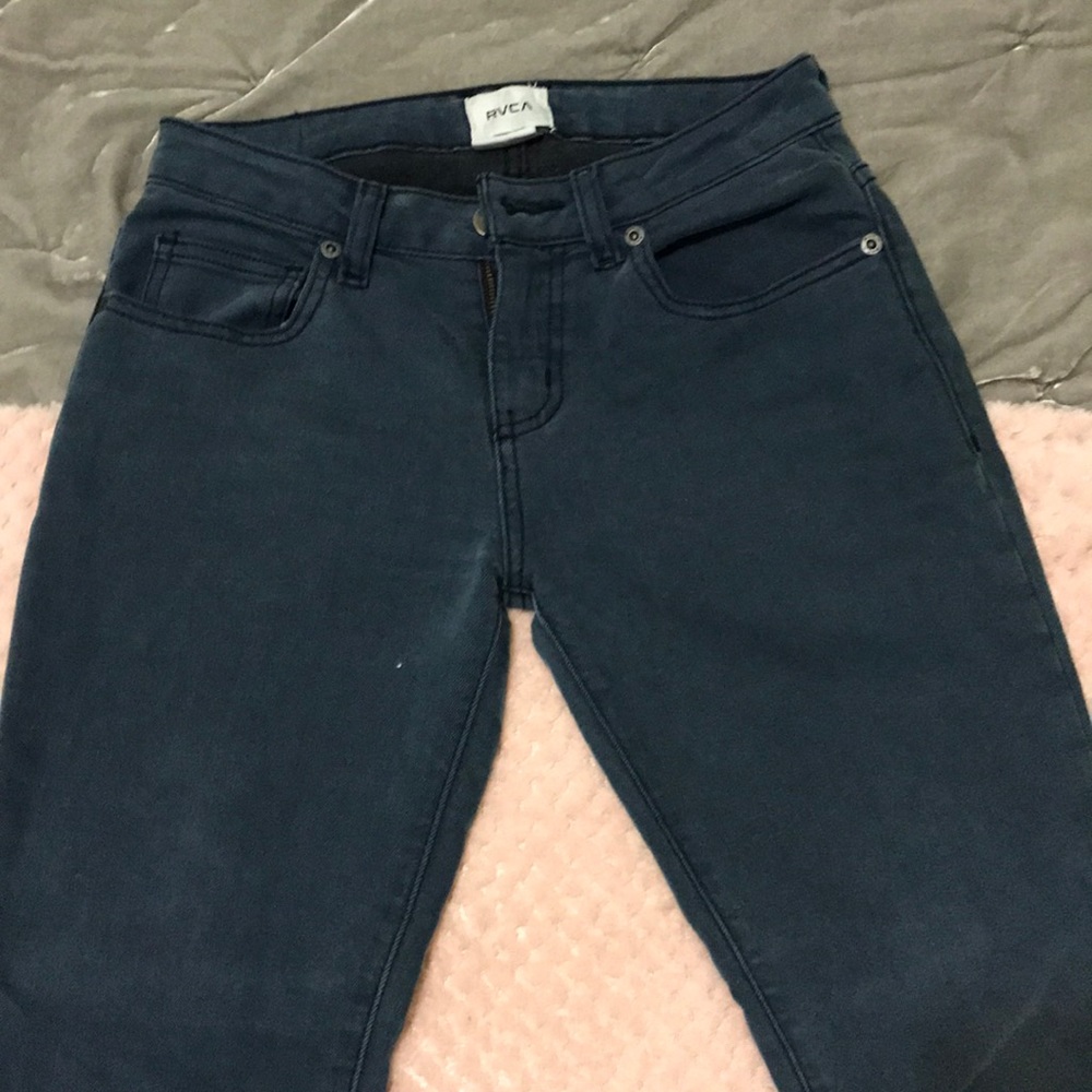 RVCA Blue Skinnies